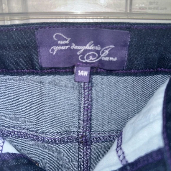 Denim Stretchy Pencil Skirt by Not Your Daughter’s Jeans - Size 14W - Picture 4 of 4